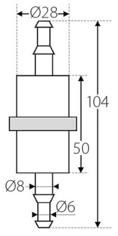 POLTTOAINEENSUODATIN DIESELILLE 2000CC
