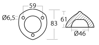 POTKURIANODI MAX PROP MX-3, 83mm