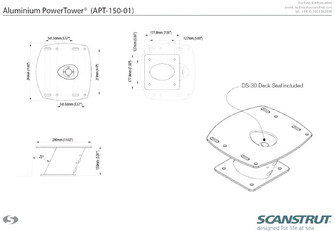 POWERTOWER  TUTKAJALKA 150MM