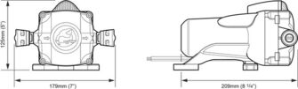 PUMPPU WATERMASTER 12L/MIN 12V