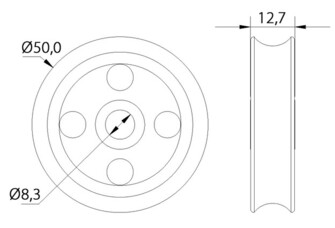 PYLPYRÄN KEHRÄ 50x13MM