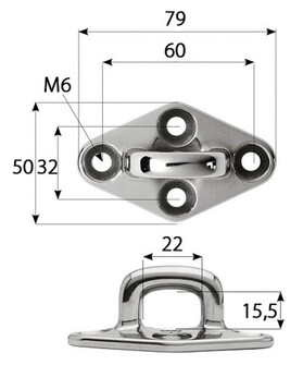 RENGASLEVY NELIÖ 49mm