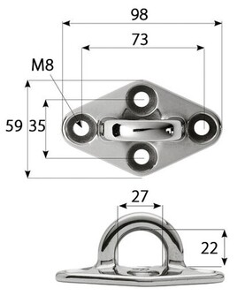 RENGASLEVY, PYÖREÄ 98mm