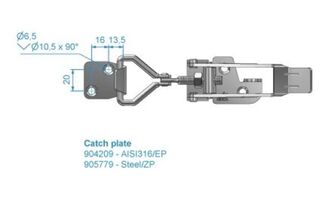 SÄÄDETTÄVÄ LUUKUNKIRISTIN 160-185MM