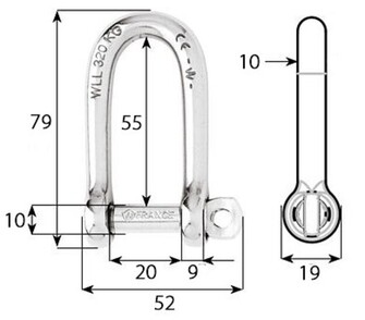SAKKELI, D-MALLI, PITKÄLENKKINEN 10mm