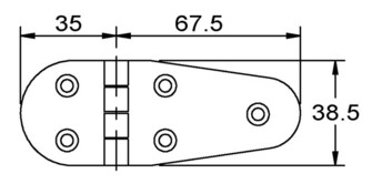 SARANA 102,5x38,5MM