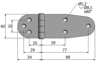 SARANA 127x40MM