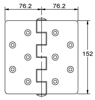 SARANA 152x152MM