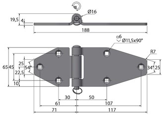 SARANA 188x65MM