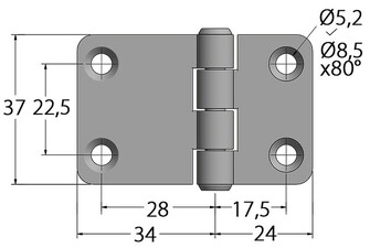 SARANA 37x58MM