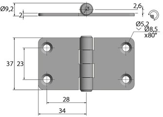 SARANA 37x68MM