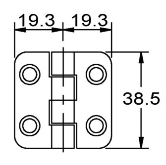 SARANA 38,5x38,5MM
