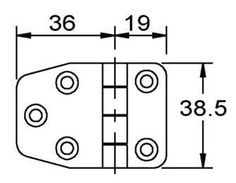 SARANA 38,5x55MM