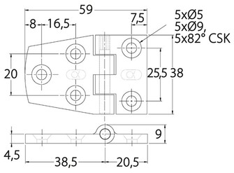 SARANA 38x57MM