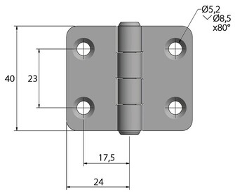 SARANA 40x48MM