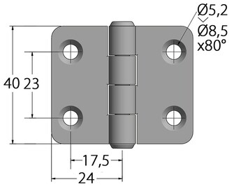 SARANA 40x48MM