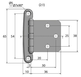 SARANA 46x38MM