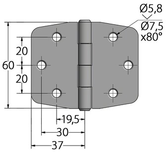 SARANA 60x74MM