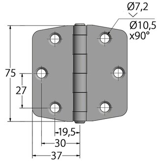 SARANA 75x74MM