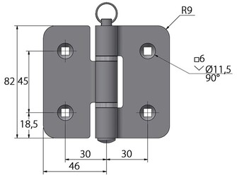 SARANA 92x82MM
