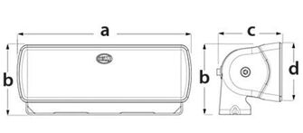 SEA HAWK XLR LED-TYÖVALO, VALKOINEN HAJAVALO