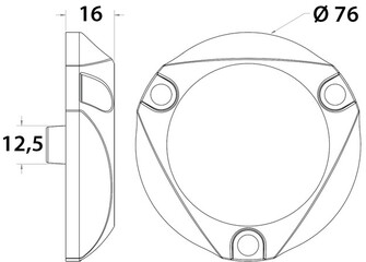 SEABLAZE MINI LED VEDENALAINEN VALO 6.5K VALKOINEN