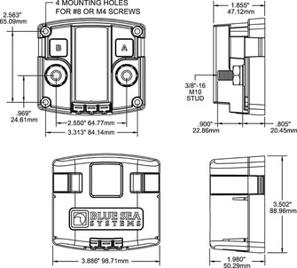 SI-ACR AUTOMAATTINEN LATAUSRELE 12/24 V DC 120A