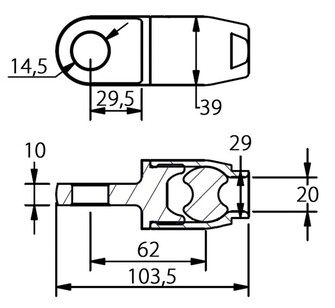 SILMUKKAPÄÄTE, DYNEEMA 8mm