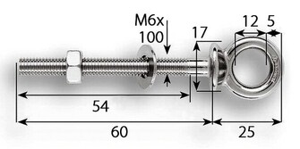 SILMUKKAPULTTI 6x60MM
