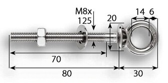 SILMUKKAPULTTI 8x80MM