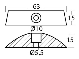 SINKKIANODI VOLVO PENTA 110-120