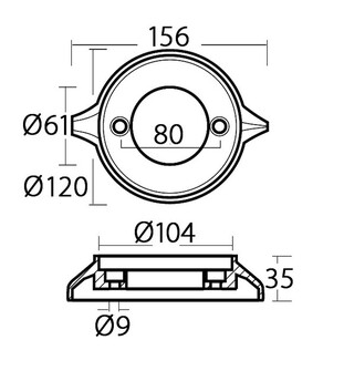 SINKKIANODI VOLVO PENTA 280 VP 290