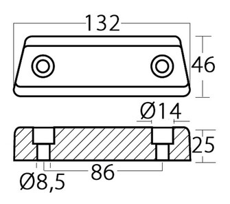 SINKKIANODI VOLVO PENTA DUOPROP 290