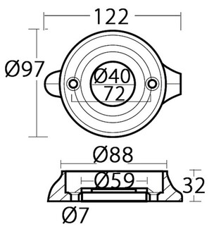 SINKKIANODI VOLVO PENTA SAILDRIVE 120S