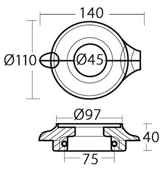 SINKKIANODI VOLVO PENTA SAILDRIVE SD 130-150