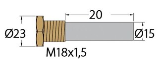 SINKKIANODI YANMAR 15x20mm