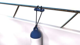 SNUBBER FENDER LEPUUTTAJAN KIINNIKE, MUSTA