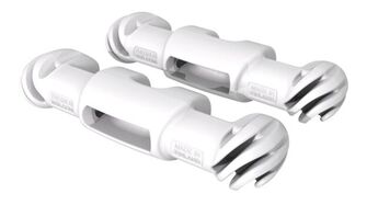 SNUBBER FENDER LEPUUTTAJAN KIINNIKE, VALKOINEN