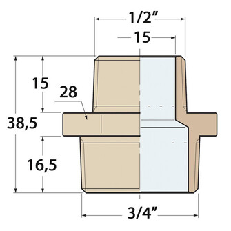 SUPISTUSNIPPA 3/4