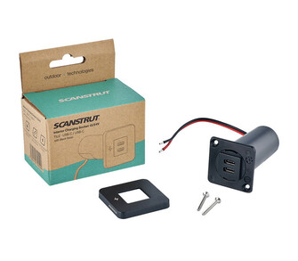TILE USB-C / USB-C LATURI 12/24V, MUSTA