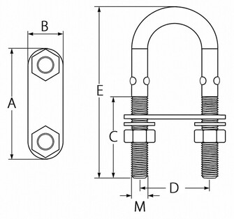 TRAILERIKOUKKU  M10X12X100MM