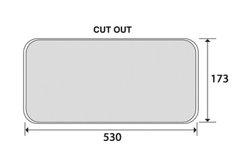 TREM HUOLTOLUUKKU 243X607MM