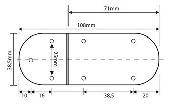 TYÖNTÖSALPA RST 316 108MM