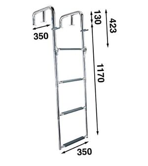 UIMATIKAS UIMATASOLLE 130×38CM, 4 ASKELMAA