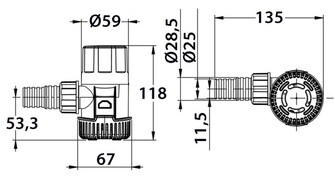 UPPOPUMPPU PILSSIPUMPPU UP1001 12V 63L/MIN