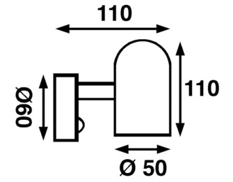 VALAISIN BAYSPOT SMD LED, KROMATTU