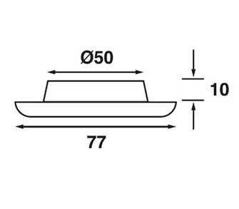 VALAISIN NOVA 9-SMD, VALKOINEN