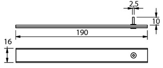 VANTTIRUUVIN LUKITUSTAPPI 2,5mm
