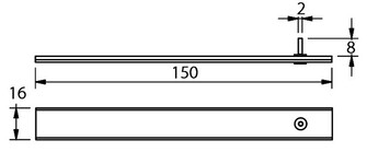 VANTTIRUUVIN LUKITUSTAPPI 2mm