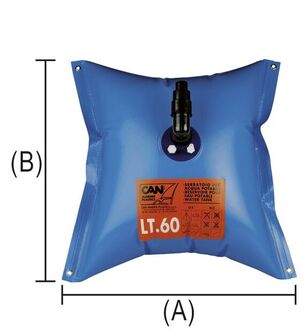 VESISÄILIÖ ELASTINEN 60L